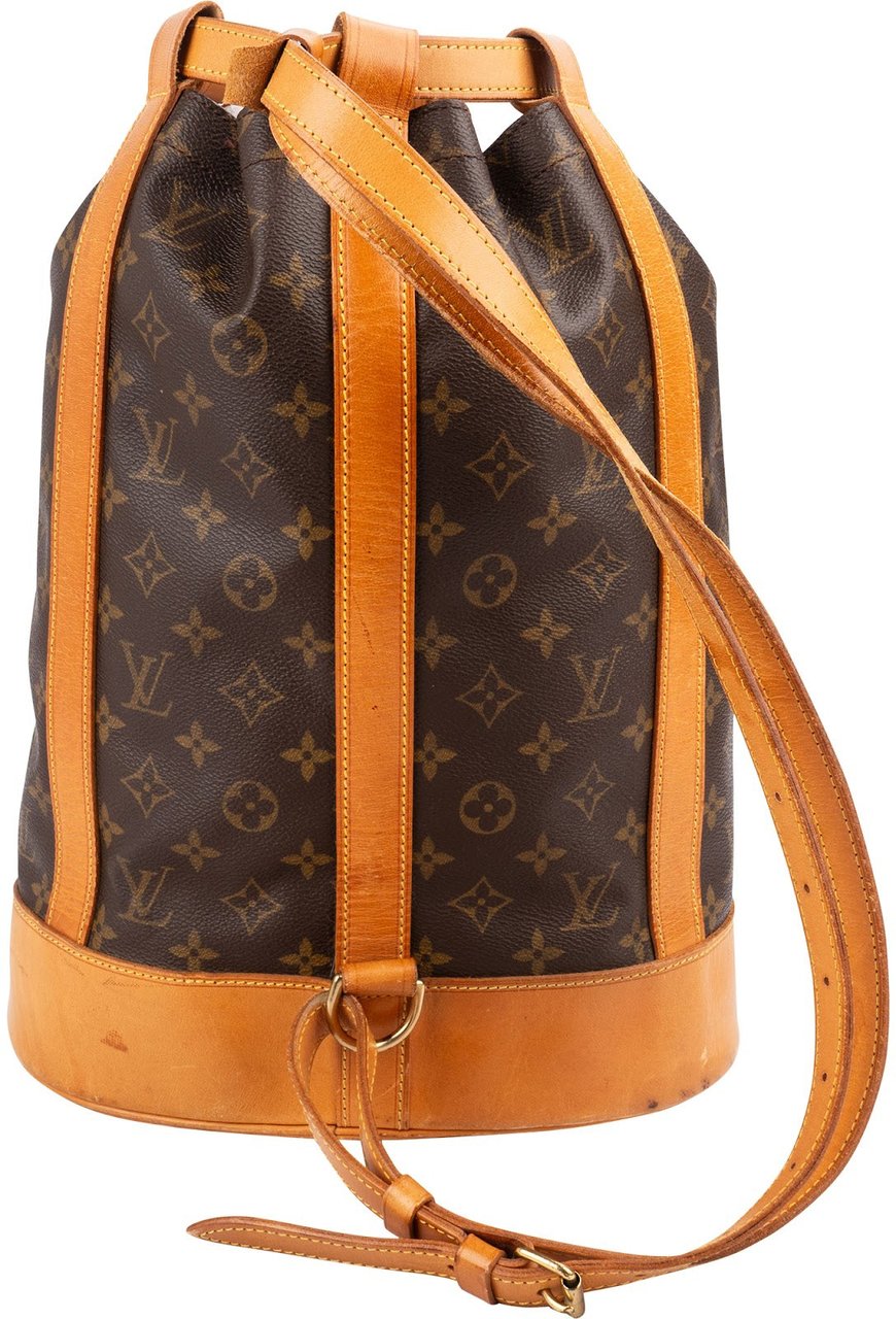 Louis Vuitton Monogram Canvas Randonnee PM Backpack Shoulder Bag Bruin