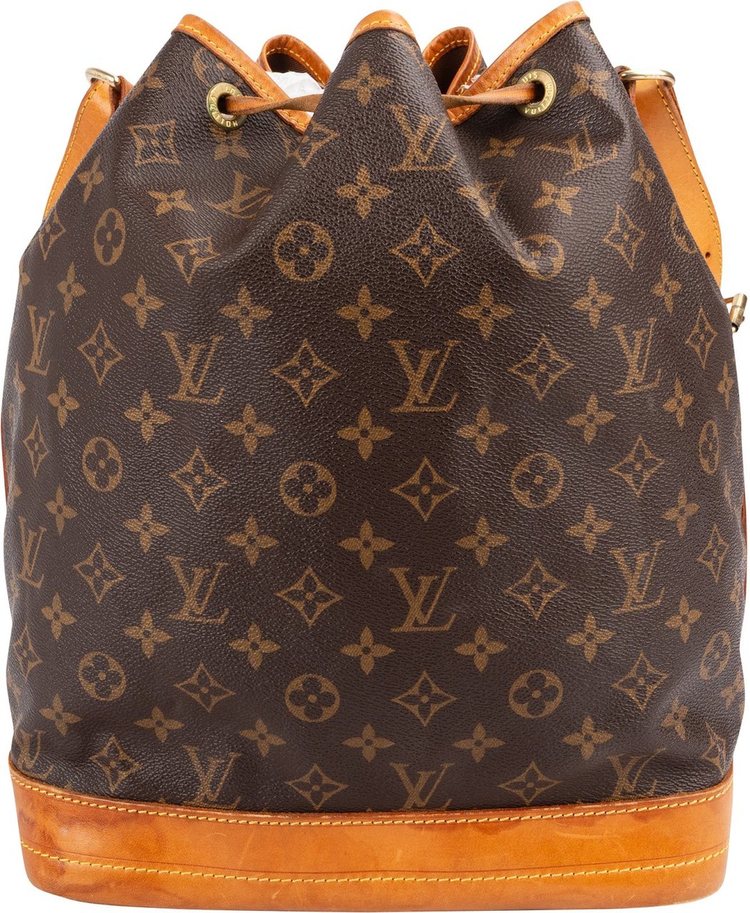 Louis Vuitton Monogram Canvas Sac Noé Grande Shoulder Bag Bruin