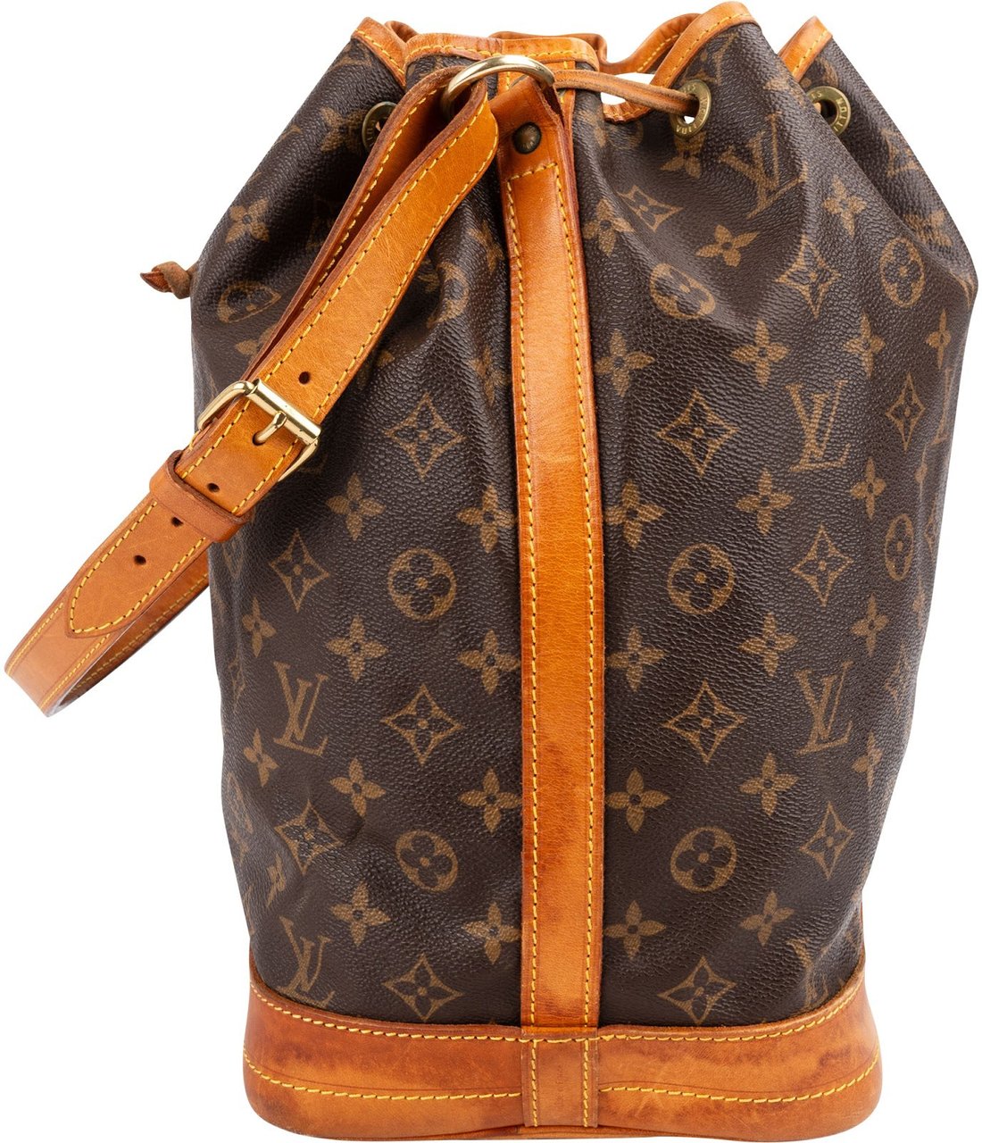 Louis Vuitton Monogram Canvas Sac Noé Grande Shoulder Bag Bruin