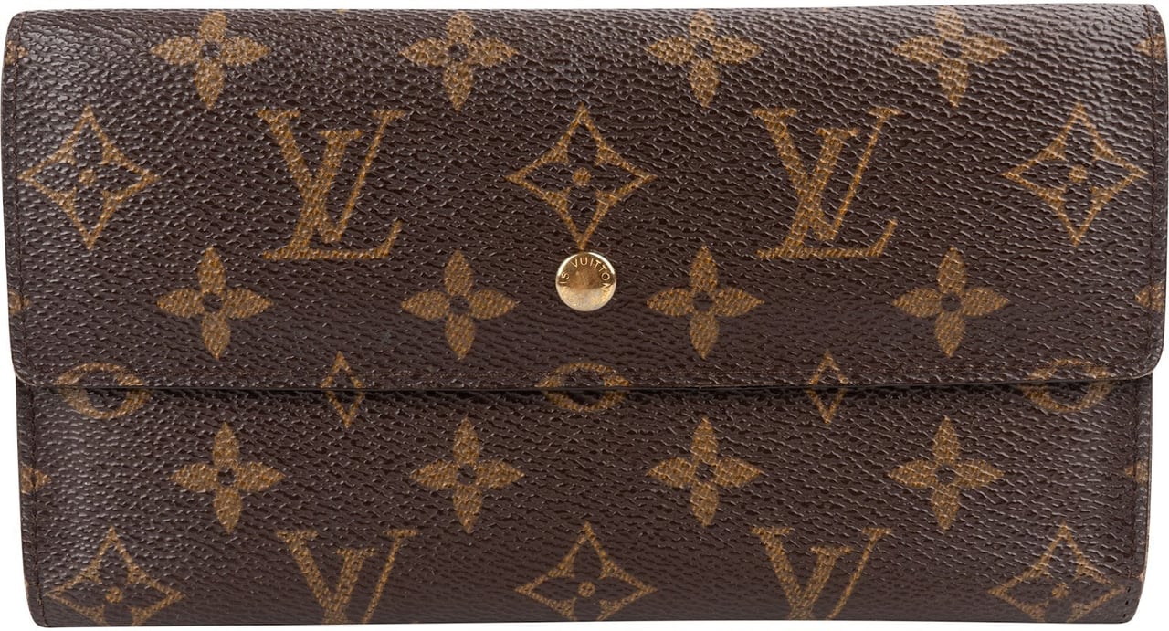 Louis Vuitton Monogram Canvas Sarah Wallet Bruin