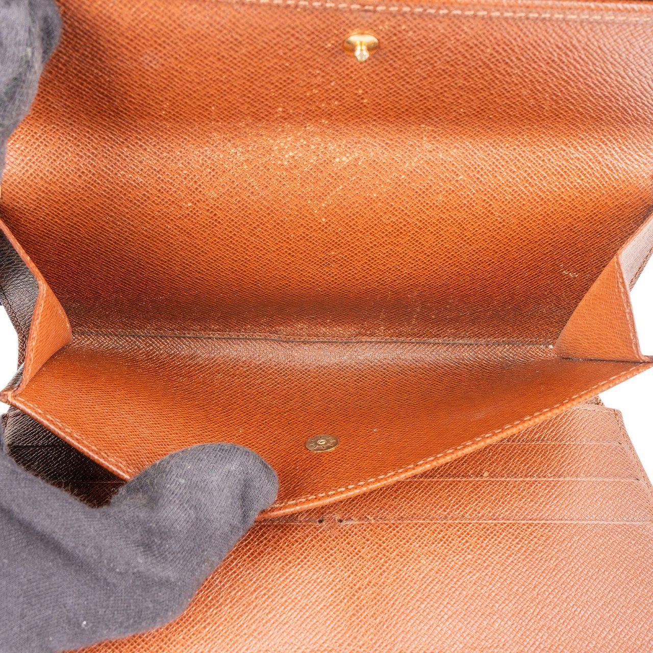 Louis Vuitton Monogram Canvas Sarah Wallet Bruin