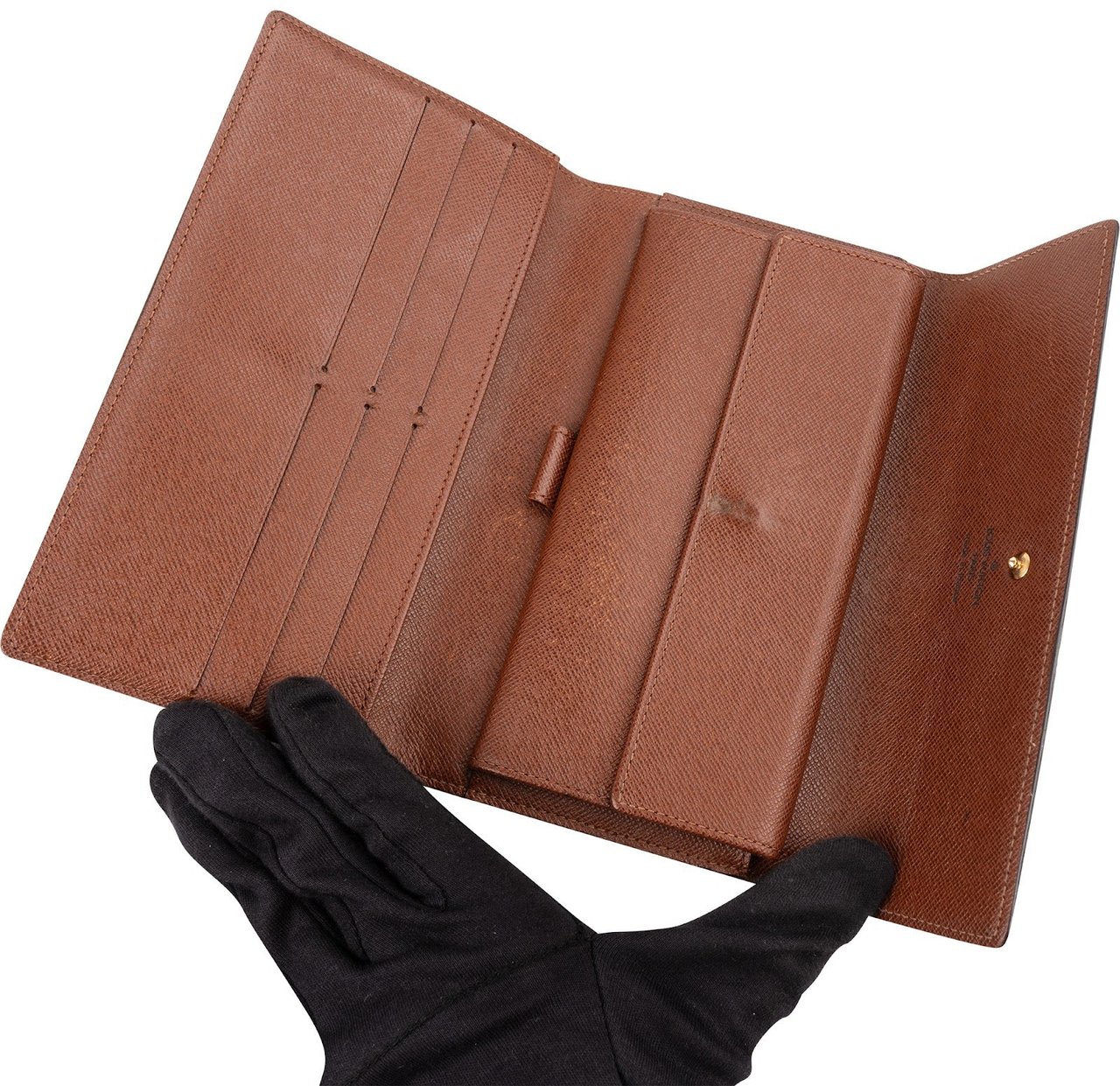 Louis Vuitton Monogram Canvas Sarah Wallet Bruin