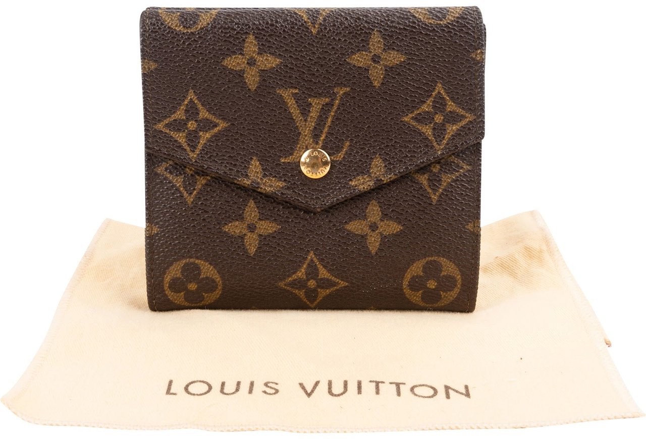 Louis Vuitton Monogram Canvas Elise Wallet Bruin