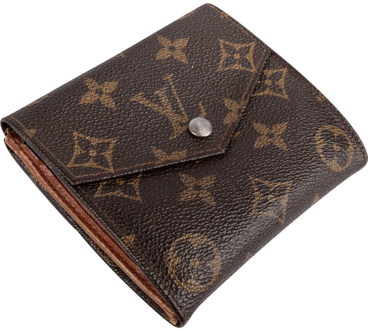 Louis Vuitton Monogram Canvas Elise Wallet Bruin