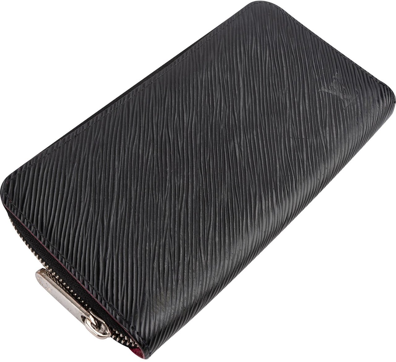 Louis Vuitton Noir Epi Leather Zippy Wallet Zwart