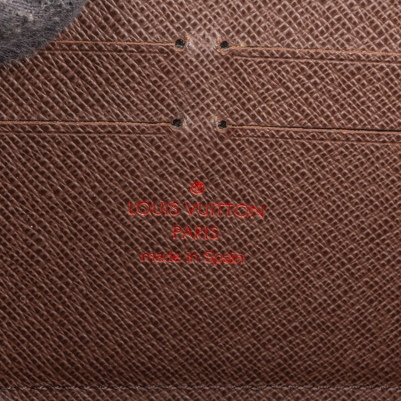 Louis Vuitton Monogram Damier Ebene Zippy Wallet Bruin