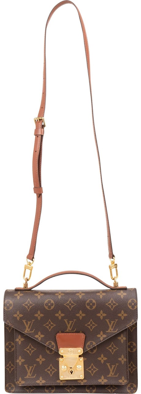 Louis Vuitton Monogram Canvas Monceau Handbag Bruin