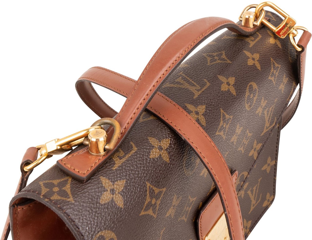 Louis Vuitton Monogram Canvas Monceau Handbag Bruin