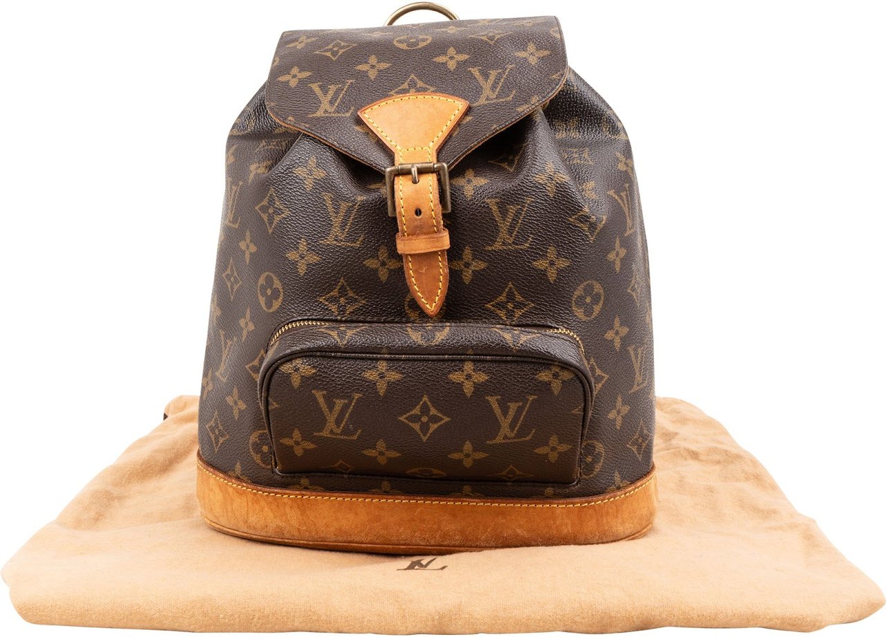 Louis Vuitton Monogram Canvas Montsouris MM Backpack Bruin