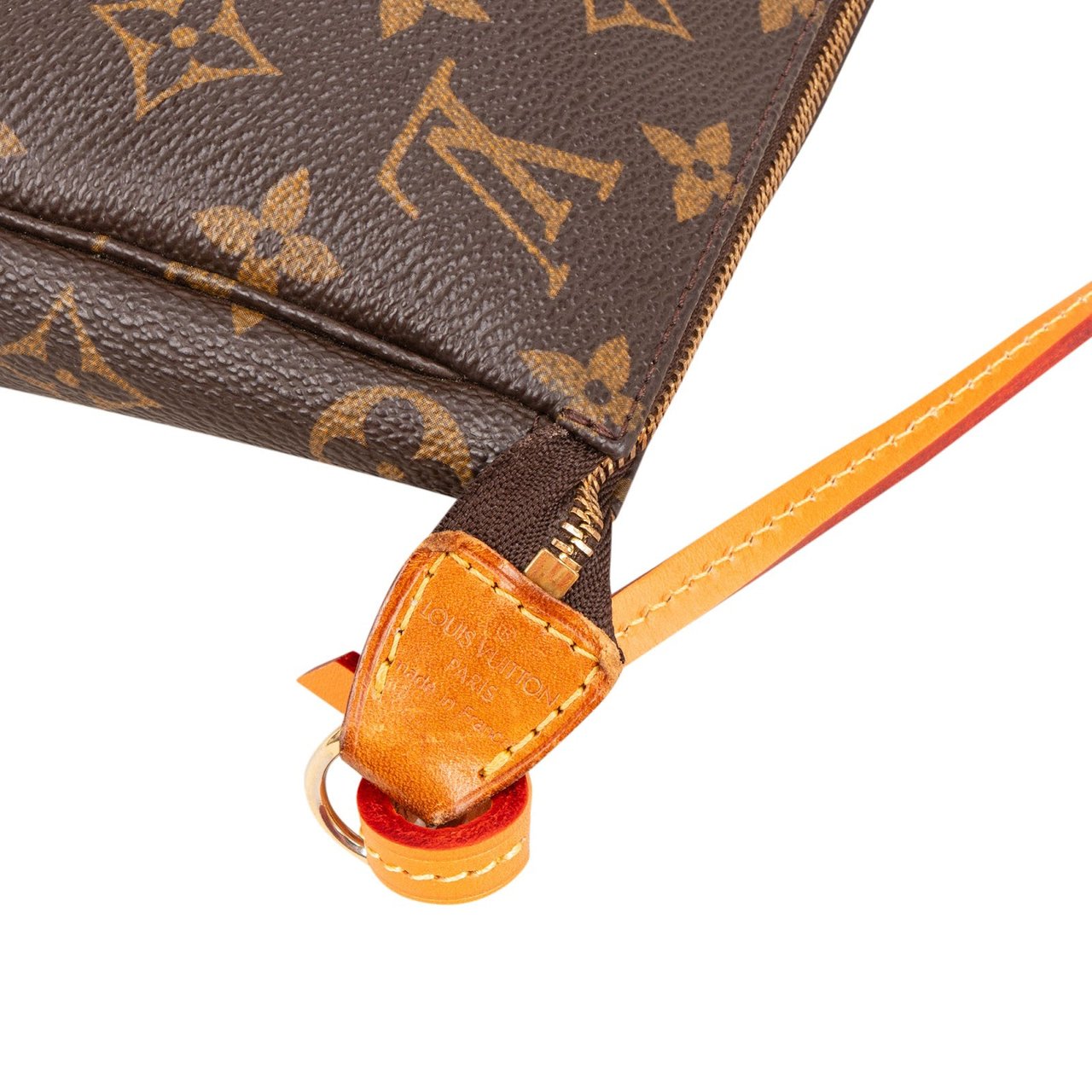 Louis Vuitton Monogram Canvas Pochette Accessoires Handbag Bruin