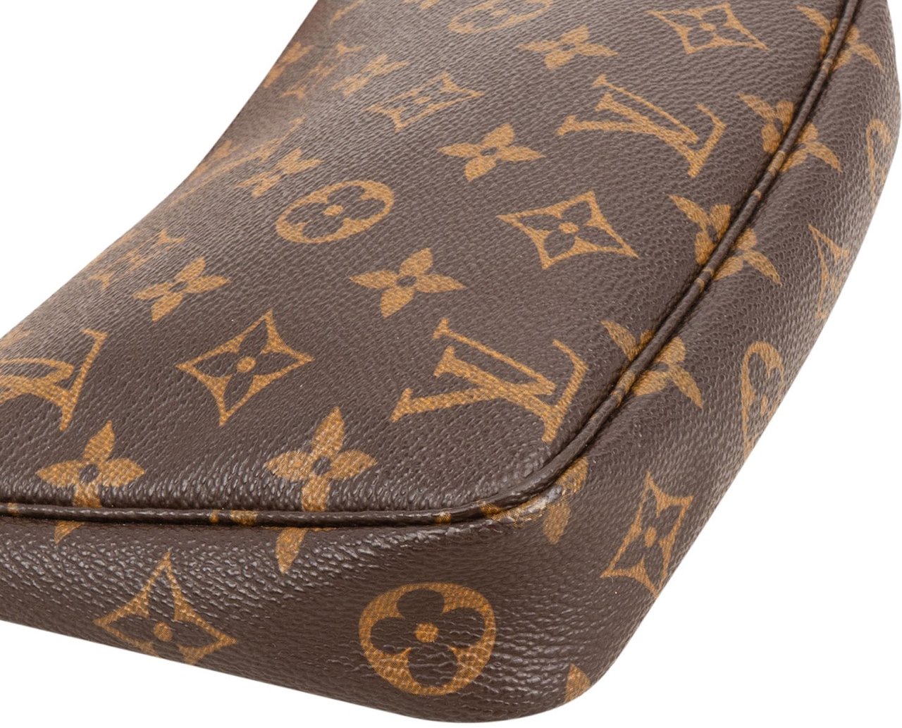 Louis Vuitton Monogram Canvas Pochette Accessoires Handbag Bruin