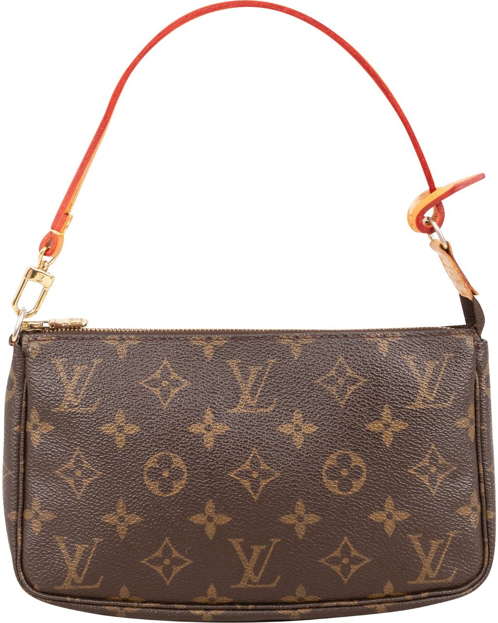 Louis Vuitton Monogram Canvas Pochette Accessoires Handbag Bruin