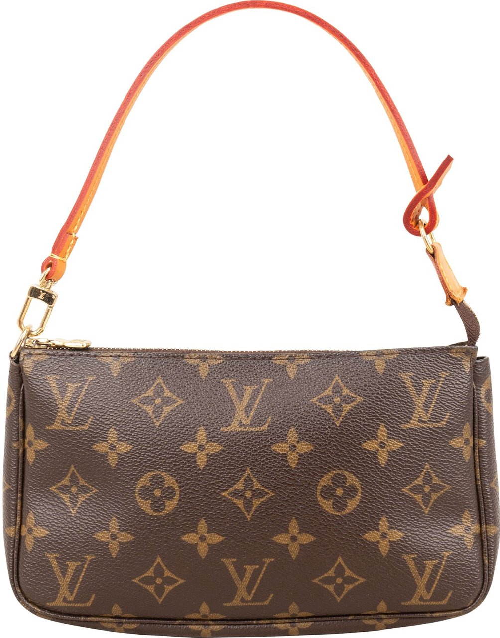 Louis Vuitton Monogram Canvas Pochette Accessoires Handbag Bruin