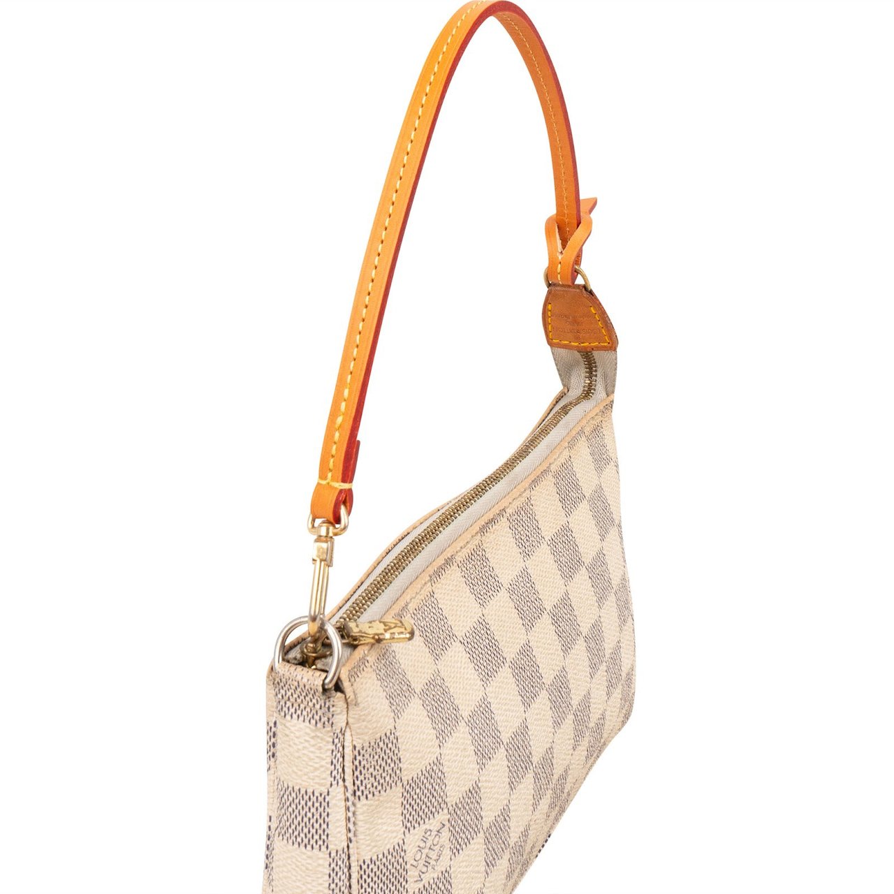 Louis Vuitton Monogram Damier Azur Pochette Accessoires Handbag Wit