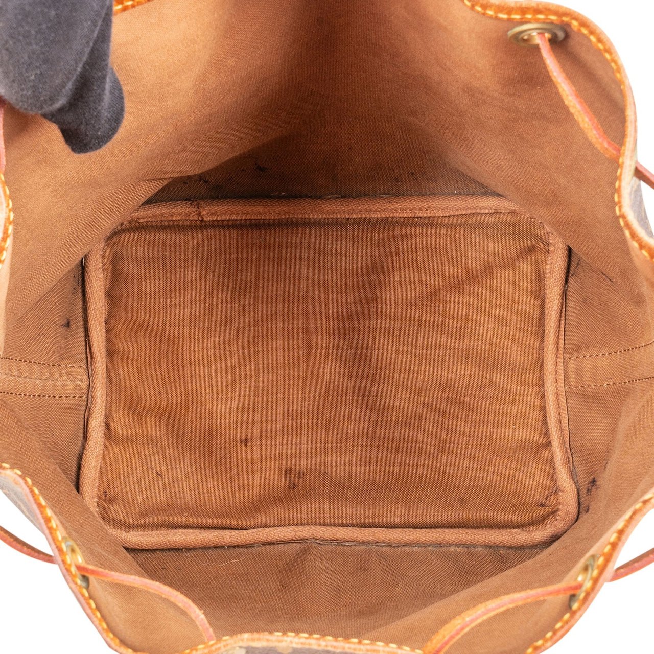 Louis Vuitton Monogram Canvas Sac Noe Petit Shoulder Bag Bruin