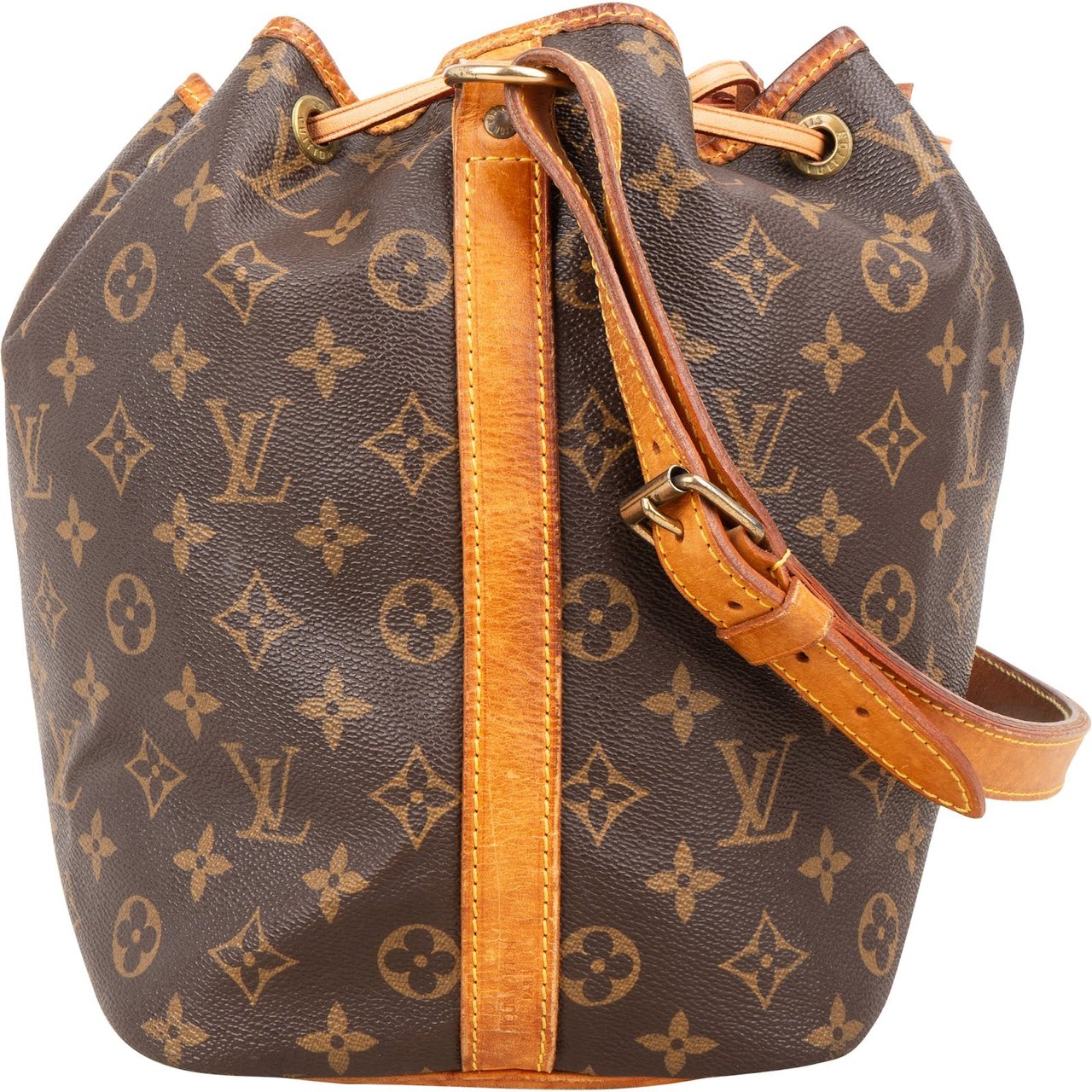 Louis Vuitton Monogram Canvas Sac Noe Petit Shoulder Bag Bruin