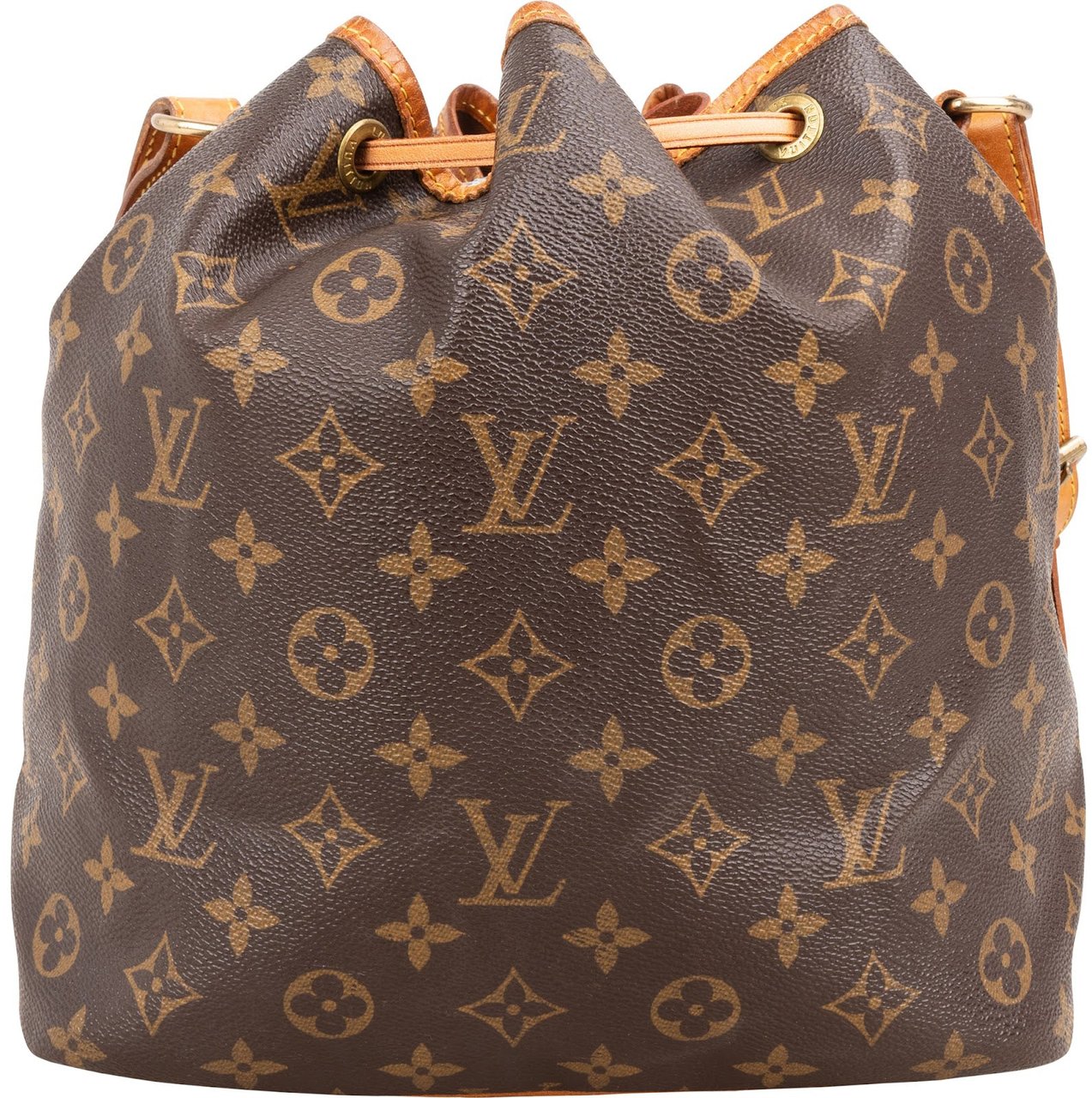 Louis Vuitton Monogram Canvas Sac Noe Petit Shoulder Bag Bruin