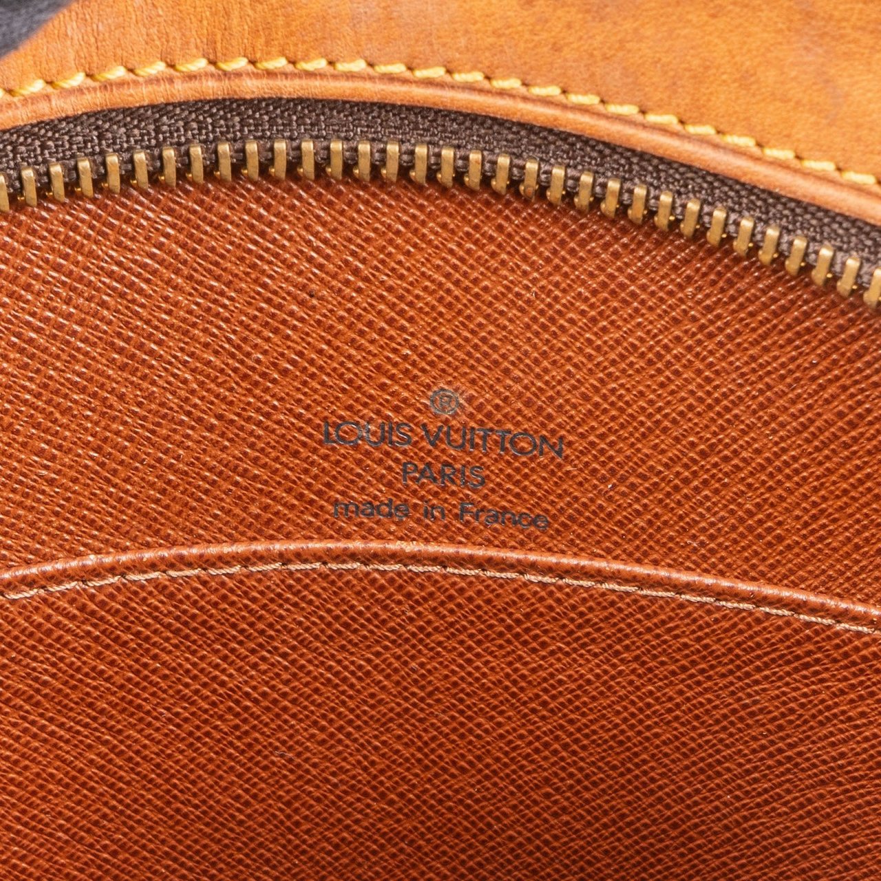 Louis Vuitton Monogram Canvas Drouot Crossbody Bag Bruin