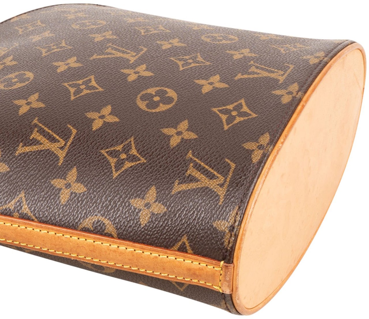 Louis Vuitton Monogram Canvas Drouot Crossbody Bag Bruin