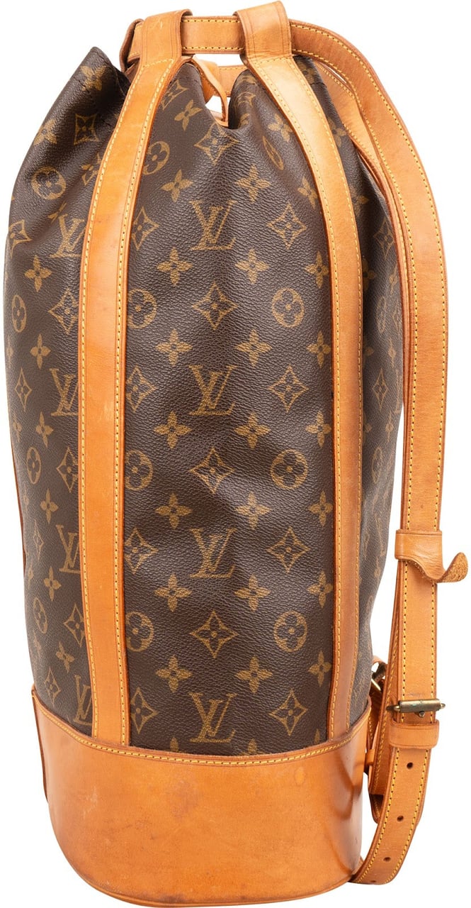 Louis Vuitton Monogram Canvas Randonnee GM Backpack Shoulder Bag Bruin