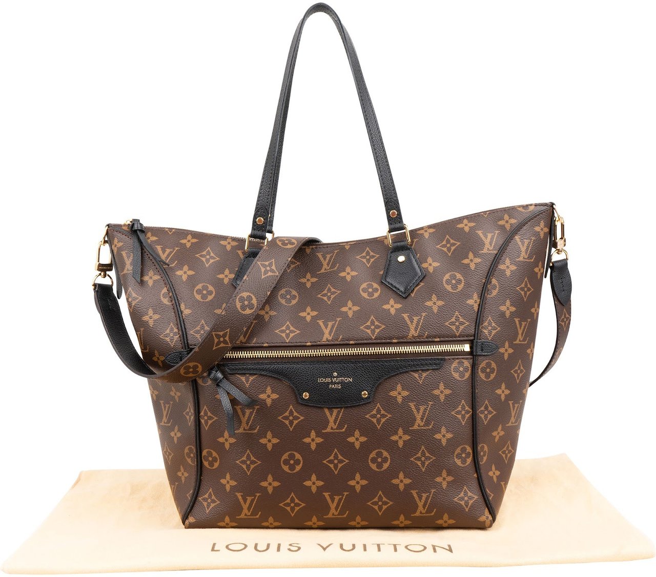 Louis Vuitton Monogram Canvas Tournelle MM Shoulder Bag Bruin