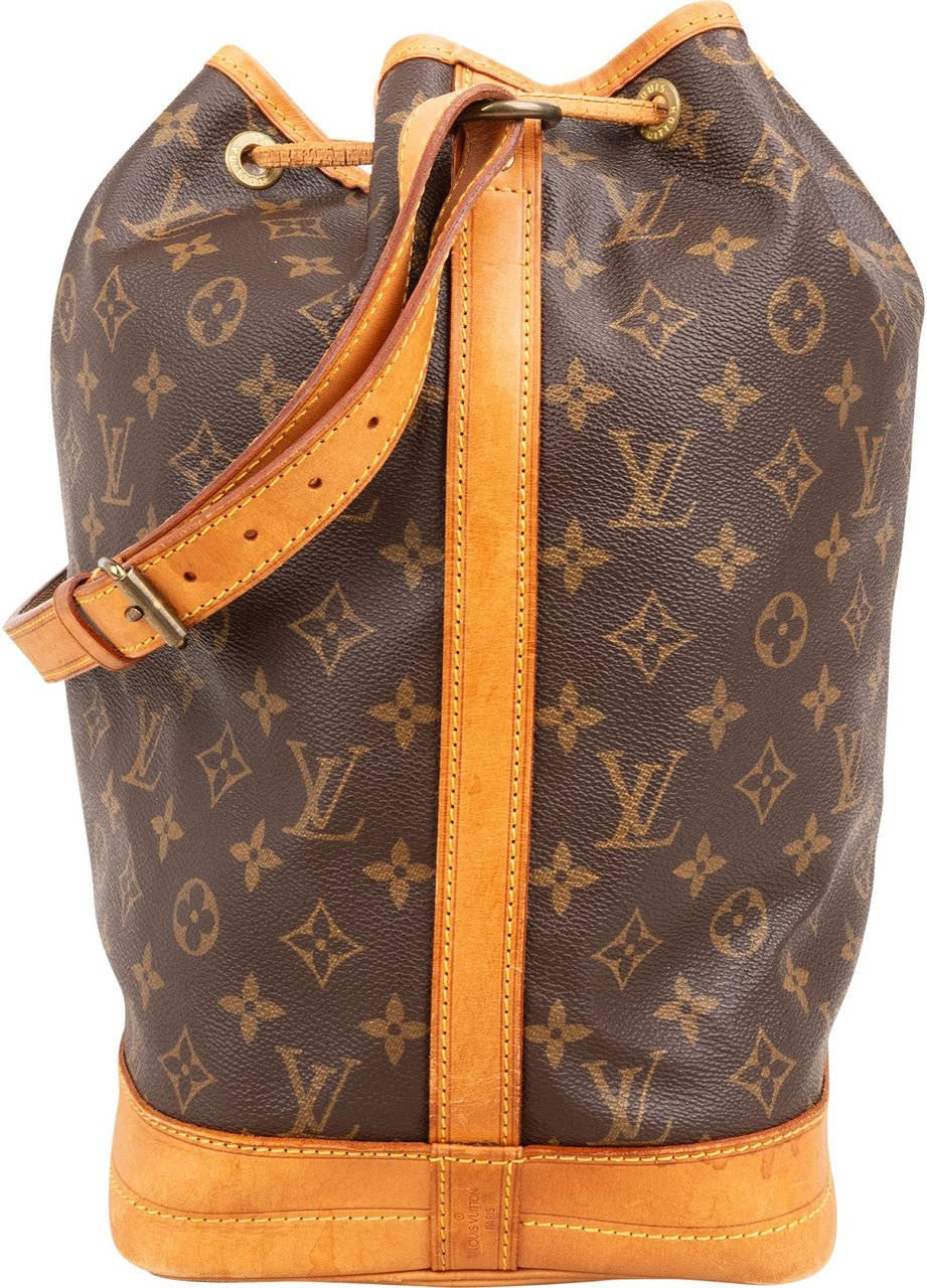 Louis Vuitton Monogram Canvas Sac Noé Grande Shoulder Bag Bruin