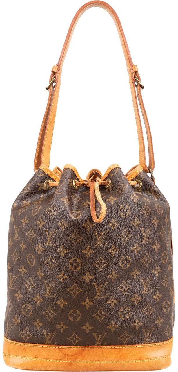 Louis Vuitton Monogram Canvas Sac Noé Grande Shoulder Bag Bruin