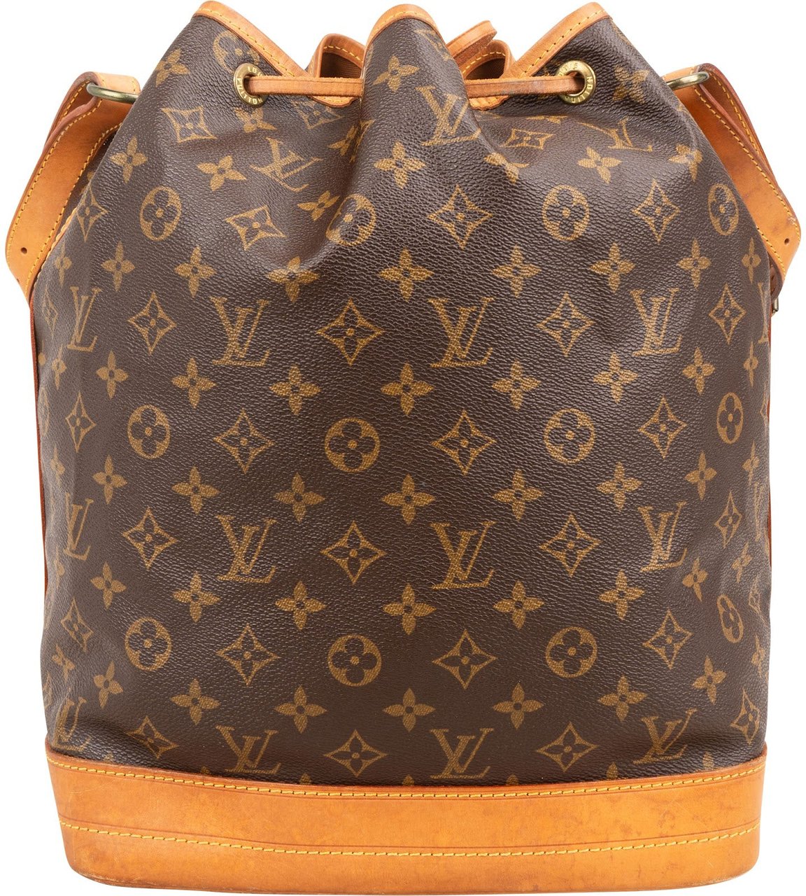 Louis Vuitton Monogram Canvas Sac Noé Grande Shoulder Bag Bruin