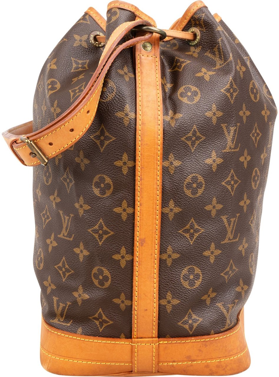 Louis Vuitton Monogram Canvas Sac Noé Grande Shoulder Bag Bruin