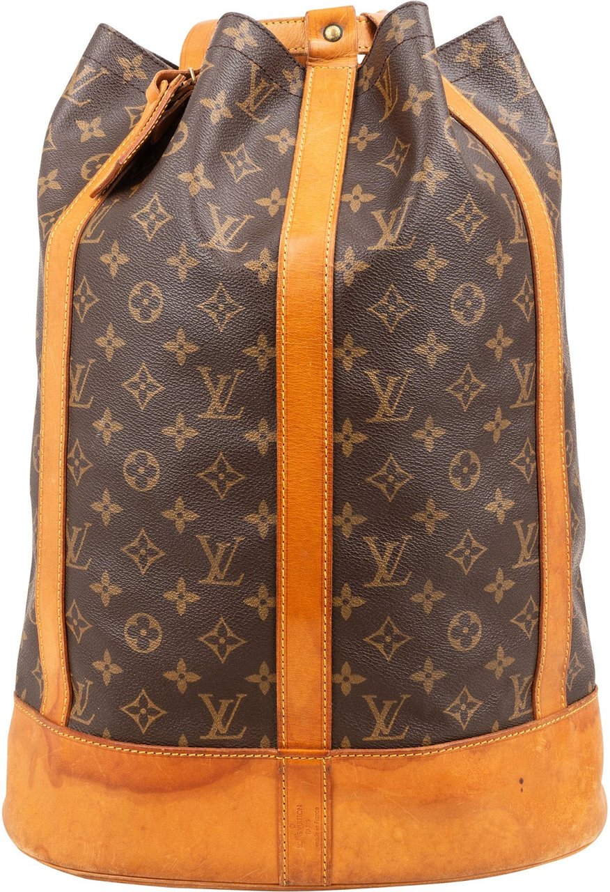 Louis Vuitton Monogram Canvas Randonnee GM Backpack Shoulder Bag Bruin