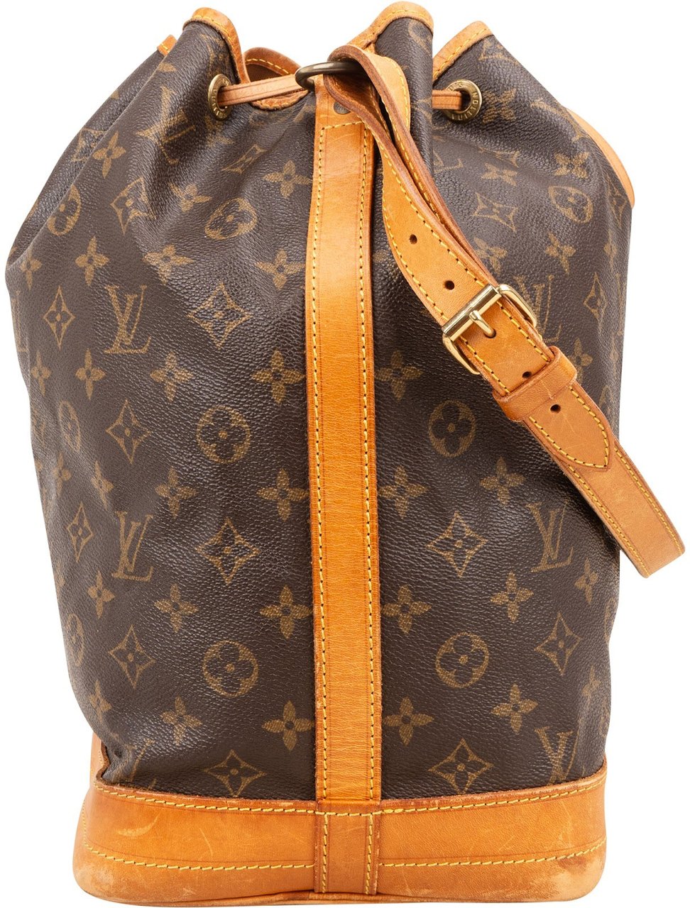 Louis Vuitton Monogram Canvas Sac Noé Grande Shoulder Bag Bruin