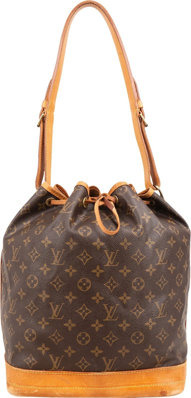 Louis Vuitton Monogram Canvas Sac Noé Grande Shoulder Bag Bruin