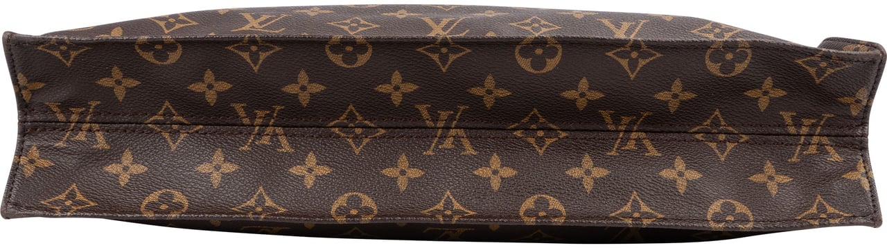 Louis Vuitton Monogram Canvas Sac Plat Handbag Bruin