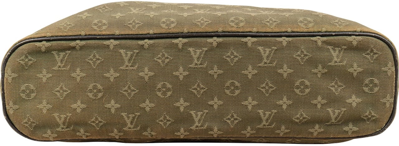 Louis Vuitton Monogram Mini Lin Lucille PM Handbag Groen