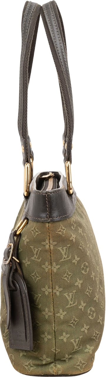 Louis Vuitton Monogram Mini Lin Lucille PM Handbag Groen