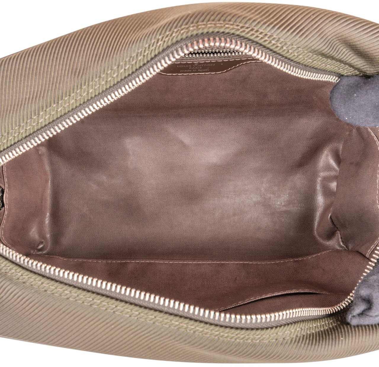 Louis Vuitton Cotton Taiga Leather Trousse De Toilette GM Bag Bruin