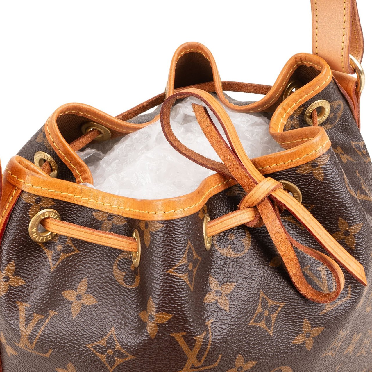 Louis Vuitton Monogram Canvas Sac Noé BB Crossbody Bag Bruin