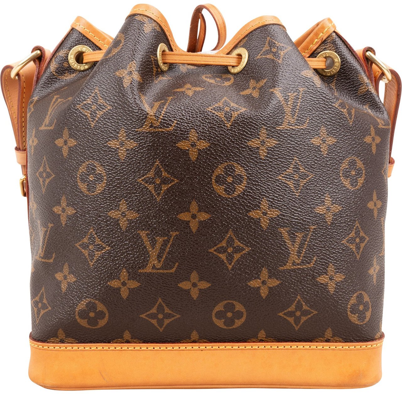 Louis Vuitton Monogram Canvas Sac Noé BB Crossbody Bag Bruin