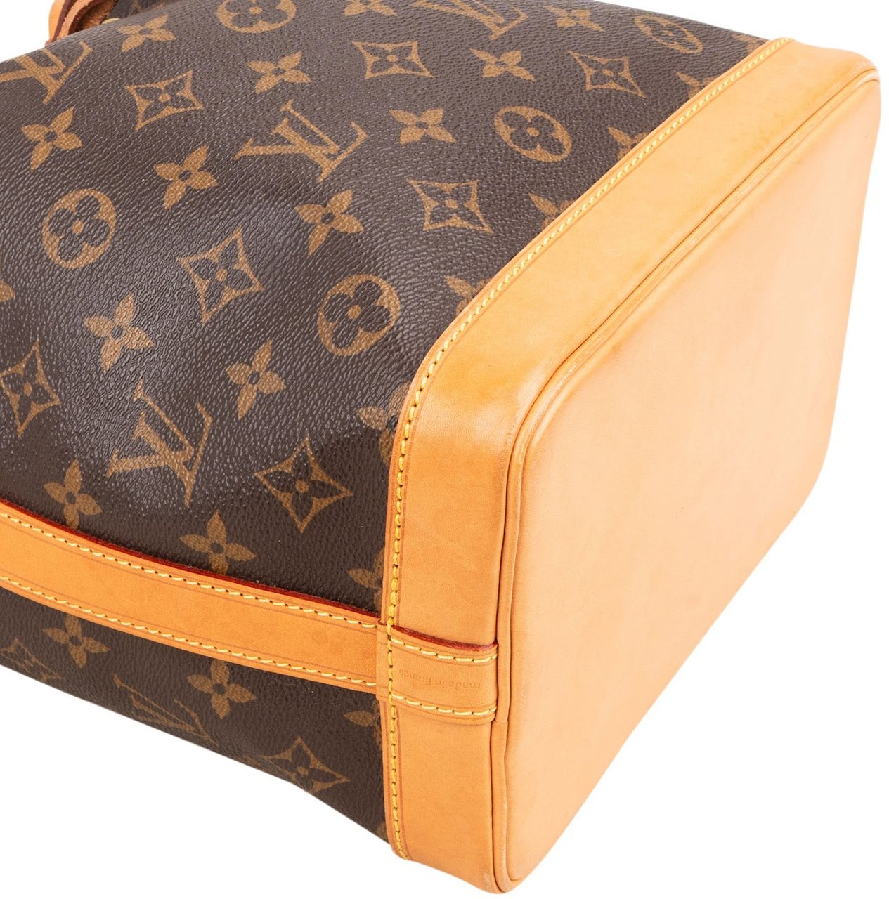 Louis Vuitton Monogram Canvas Sac Noé BB Crossbody Bag Bruin