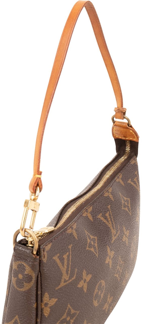 Louis Vuitton Monogram Canvas Pochette Accessoires Handbag Bruin