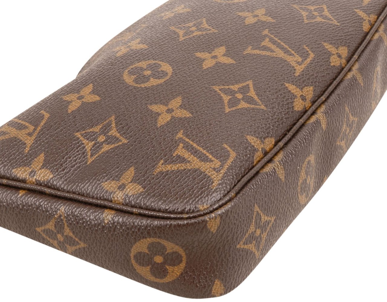 Louis Vuitton Monogram Canvas Pochette Accessoires Handbag Bruin