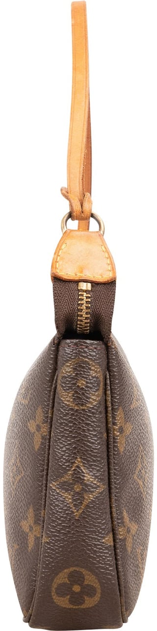 Louis Vuitton Monogram Canvas Pochette Accessoires Handbag Bruin