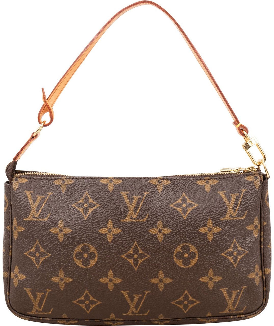 Louis Vuitton Monogram Canvas Pochette Accessoires Handbag Bruin