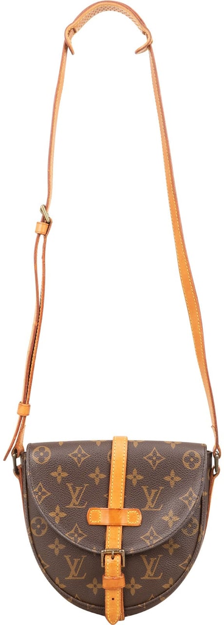 Louis Vuitton Monogram Canvas Chantilly PM Crossbody Bag Bruin