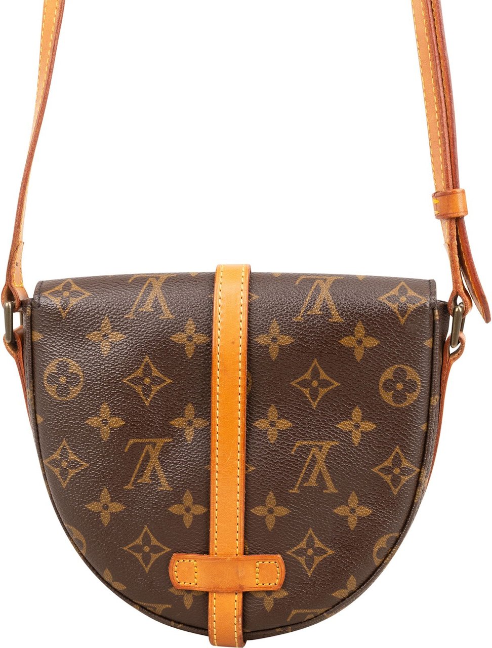 Louis Vuitton Monogram Canvas Chantilly PM Crossbody Bag Bruin