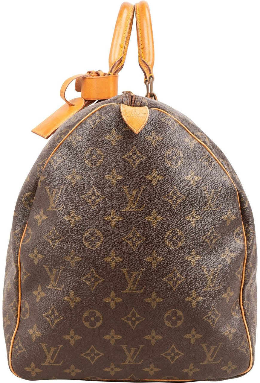 Louis Vuitton Monogram Canvas Keepall 55 Travel Bag Bruin