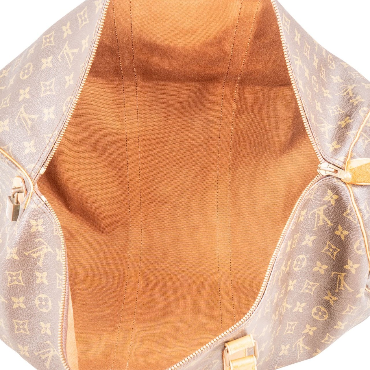 Louis Vuitton Monogram Canvas Keepall 55 Travel Bag Bruin