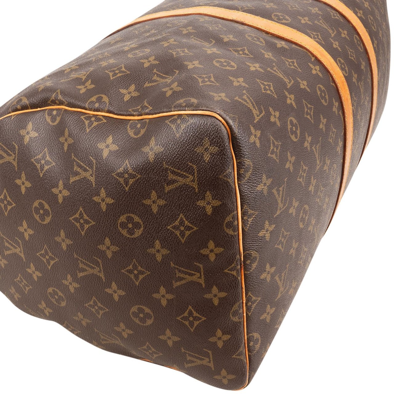 Louis Vuitton Monogram Canvas Keepall 55 Travel Bag Bruin