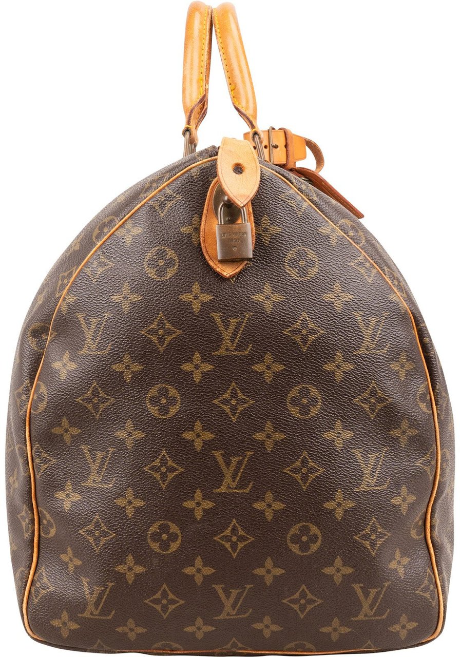 Louis Vuitton Monogram Canvas Keepall 55 Travel Bag Bruin