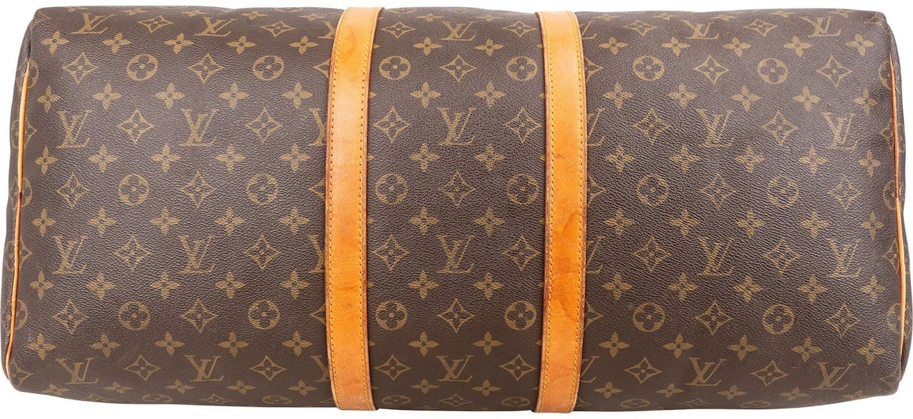 Louis Vuitton Monogram Canvas Keepall 55 Travel Bag Bruin